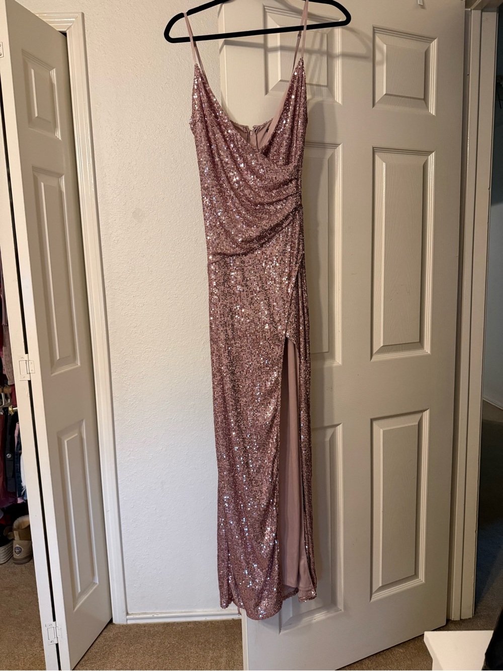 Windsor Pink Sequin Formal Gown